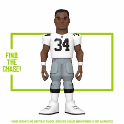 Designer Vinyl>NFL Football : Legends - Bo Jackson Las Vegas Raiders 5” Gold Premium Vinyl Figure