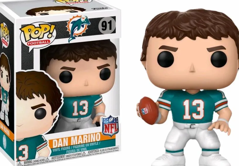 Standard Pop!>NFL Football NFL Legends - Dan Marino Miami Dolphins Pop! Vinyl Figure