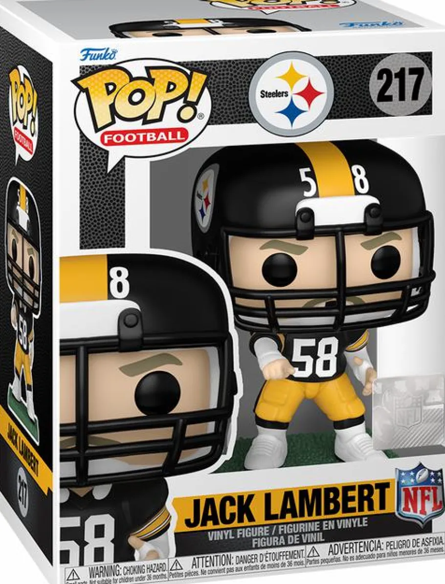 Standard Pop!>NFL Football NFL: Legends - Jack Lambert (Steelers) Pop! Vinyl Figure