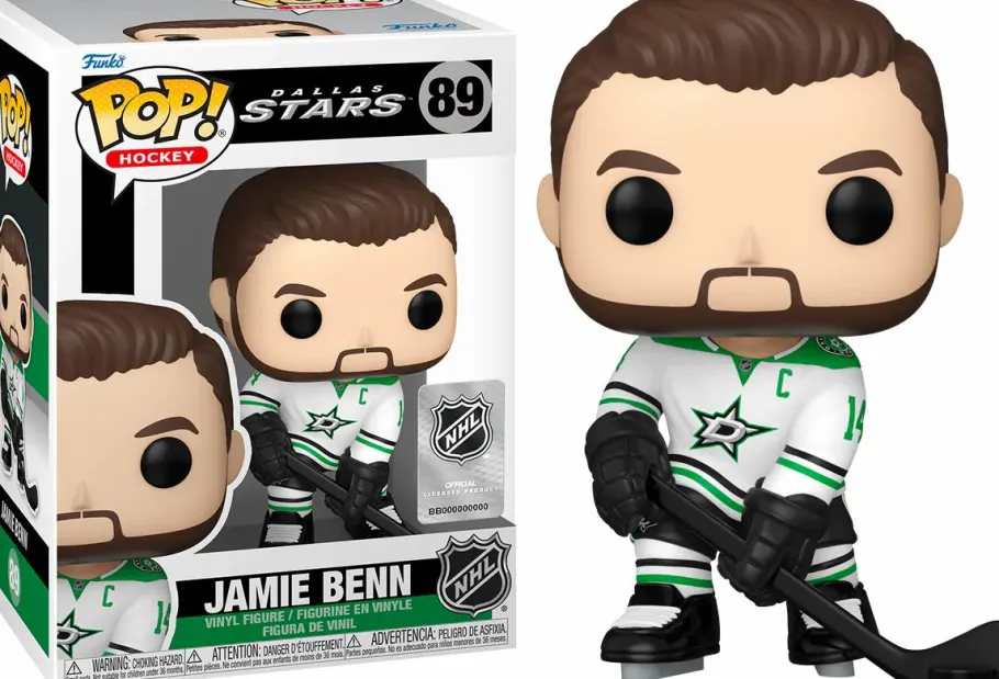 Standard Pop!>NHL Hockey - Jamie Benn Dallas Stars Road Jersey Pop! Vinyl Figure