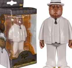 Designer Vinyl>Notorious B.I.G. - Notorious B.I.G in White Suit 5” Gold Premium Vinyl Figure