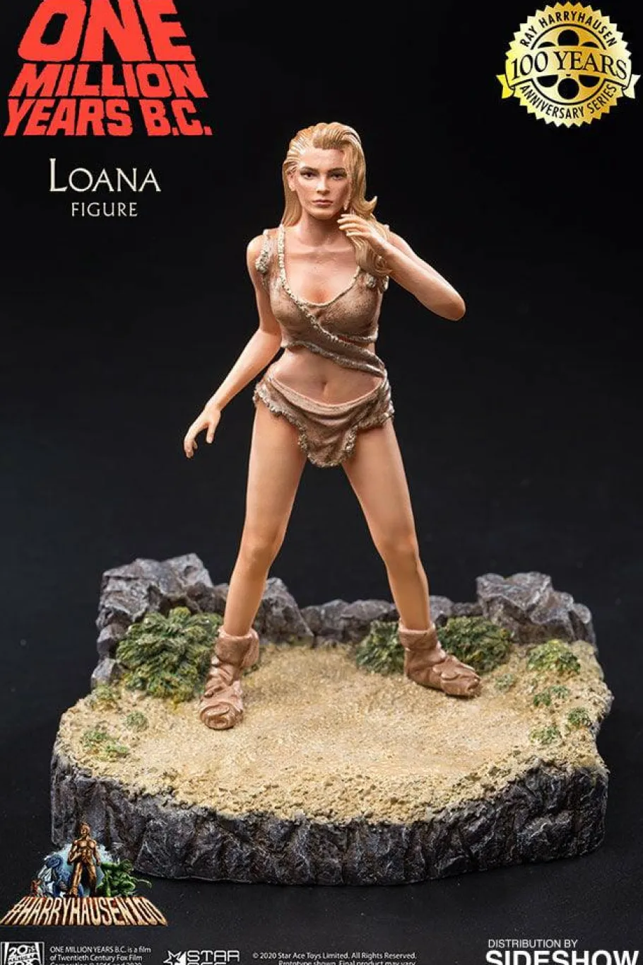 Designer Vinyl>One Million Years B.C. - Triceratops & Loana Vinyl Figure Set (Set of 2)