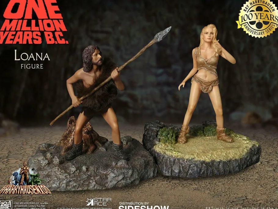Designer Vinyl>One Million Years B.C. - Triceratops & Loana Vinyl Figure Set (Set of 2)