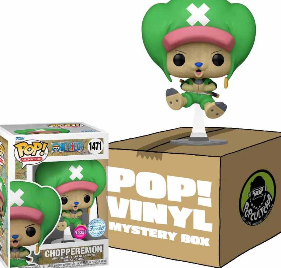 Standard Pop!>One Piece - Chopperemon Flocked Mystery Box (Includes Chopperemon & 5 Mystery Pop! Vinyl Figures)