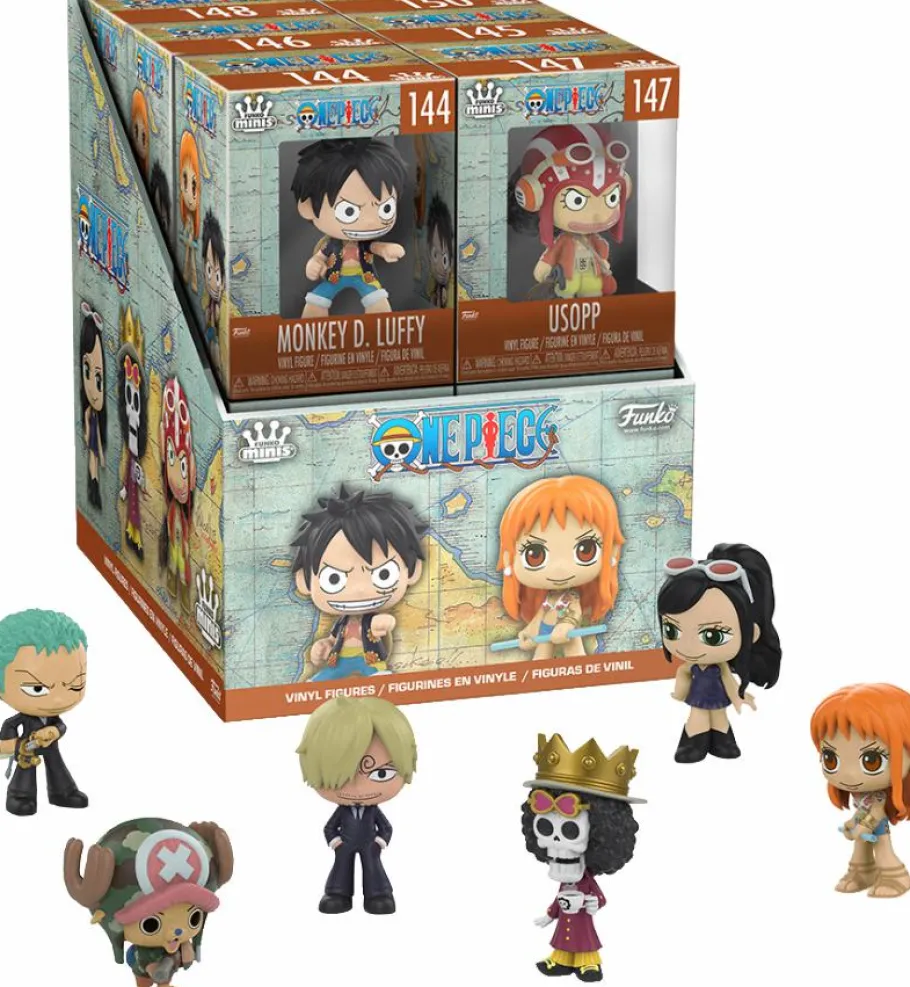 Blind Box>One Piece - Funko Minis 3” Vinyl Figure (Display of 12)