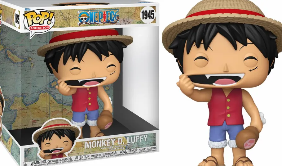 Super-Sized Pop!>One Piece - Monkey D. Luffy 10" Jumbo Pop! Vinyl Figure