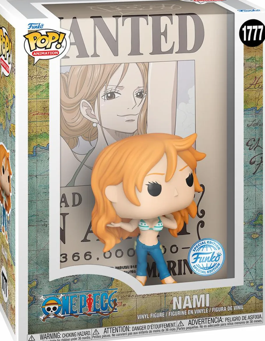Pop! Covers>One Piece - Nami Wanted Poster Pop! Cover Vinyl Figure