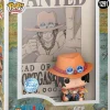 Standard Pop!>One Piece - Portgas D. Ace Wanted Poster Pop! Cover Vinyl Figure