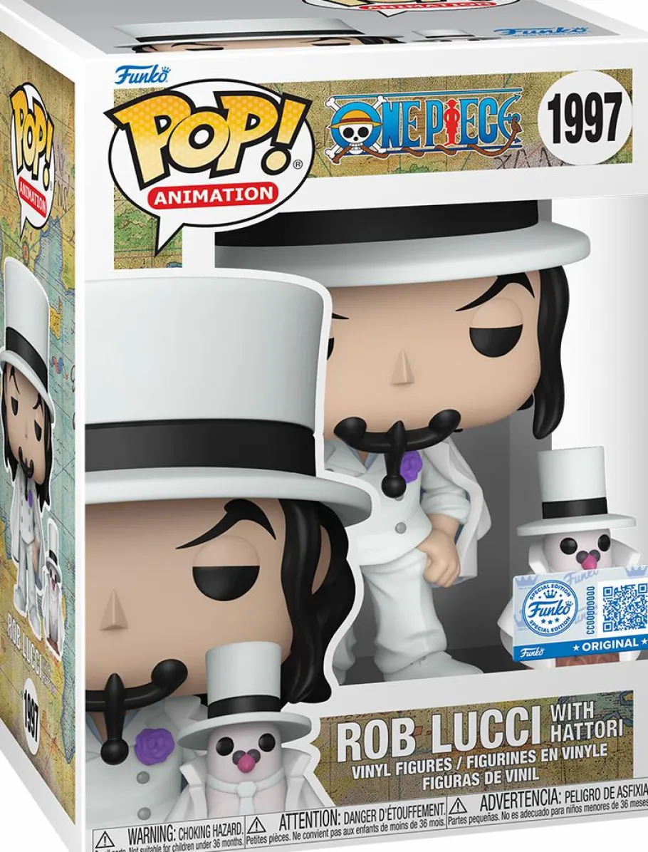 Standard Pop!>One Piece - Rob Lucci with Hattori Pop! Vinyl Figure