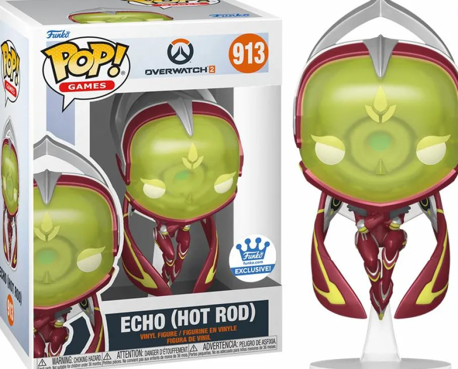 Standard Pop!>Overwatch 2 - Echo (Hot Rod) Pop! Vinyl Figure (Funko / Popcultcha Exclusive)