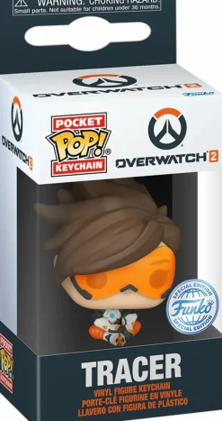 Pop! Keychains>Overwatch 2 - Tracer Pocket Pop! Vinyl Keychain
