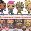 Standard Pop!>Overwatch - Sombra, Zarya , Junkrat & Mercy Glow in the Dark Pop! Vinyl Figure 4-Pack