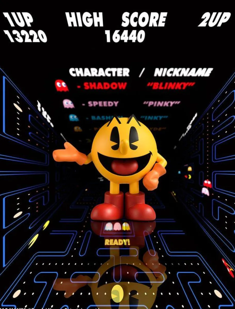 Designer Vinyl>Pacman Pac-Man - Pac-Man SoftB Half 6" Vinyl Figure