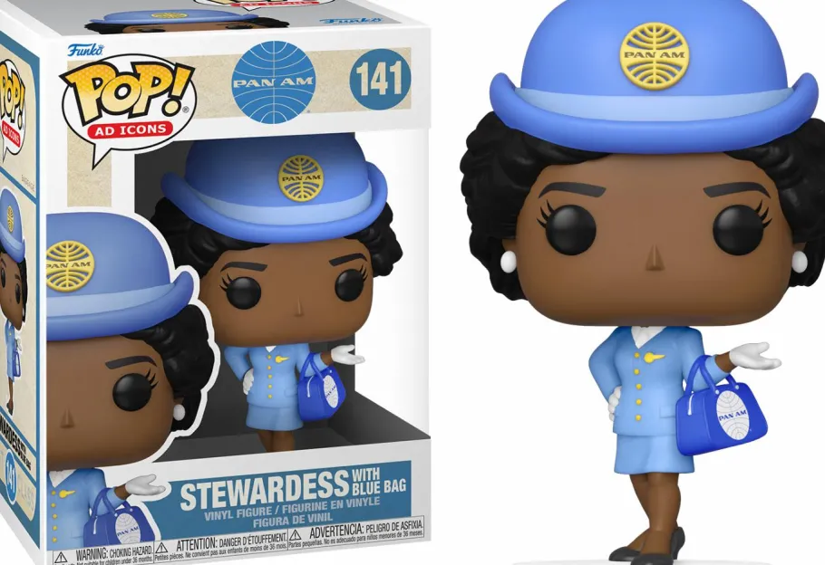 Standard Pop!>Pan Am - Stewardess with Blue Bag Pop! Vinyl Figure
