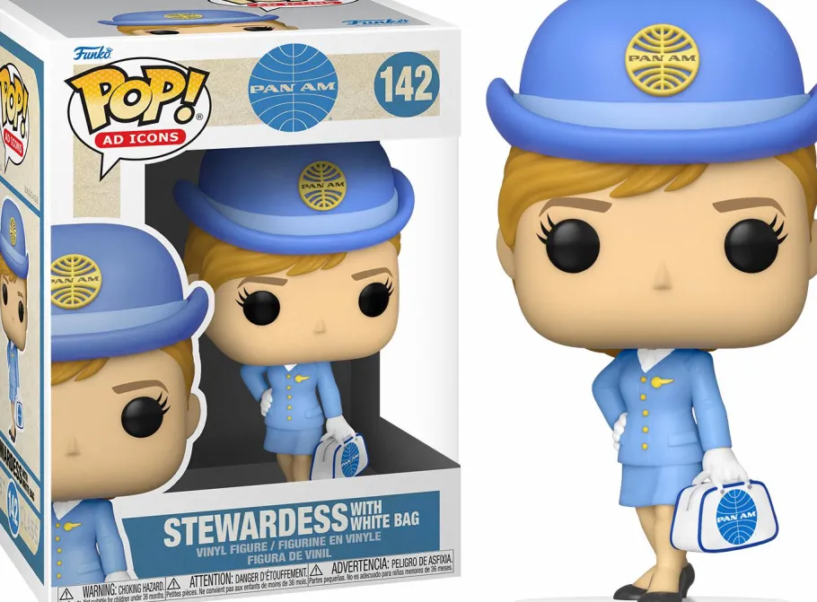 Standard Pop!>Pan Am - Stewardess with White Bag Pop! Vinyl Figure