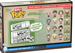 Collector & Mystery Boxes>Parks & Recreation - Leslie the Riveter, Hunter Ron, Janet Snakehole & Mystery Bitty Pop! Vinyl Figure 4-Pack