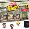 Collector & Mystery Boxes>Parks & Recreation - Ron Swanson, Leslie Knope, Andy Dwyer & Mystery Bitty Pop! Vinyl Figure 4-Pack