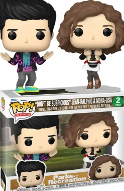 Pop! Bundles>Parks & Recreation Parks and Recreation - "Don't Be Suspicious" Jean-Ralphio & Mona-Lisa 15th Anniversary Pop! Vinyl 2-Pack
