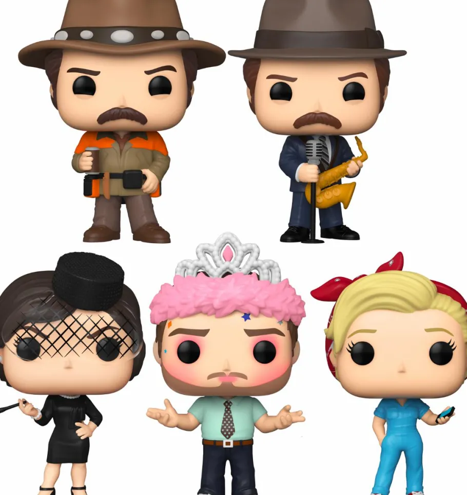 Pop! Bundles>Parks & Recreation Parks and Recreation - Dukes of Pawnee Pop! Vinyl Bundle (Set of 5)