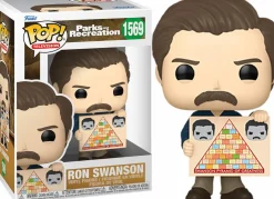 Standard Pop!>Parks & Recreation Parks and Recreation - Ron Swanson with Pyramid of Greatness 15th Anniversary Pop! Vinyl Figure