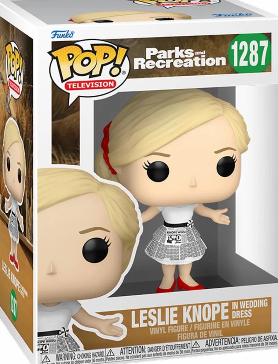Standard Pop!>Parks & Recreation Parks and Recreation: 15th Anniversary - Leslie Knope in Wedding Dress Pop! Vinyl Figure