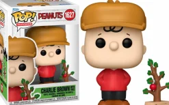 Standard Pop!>Peanuts - Charlie Brown with Tree Holiday Pop! Vinyl Figure