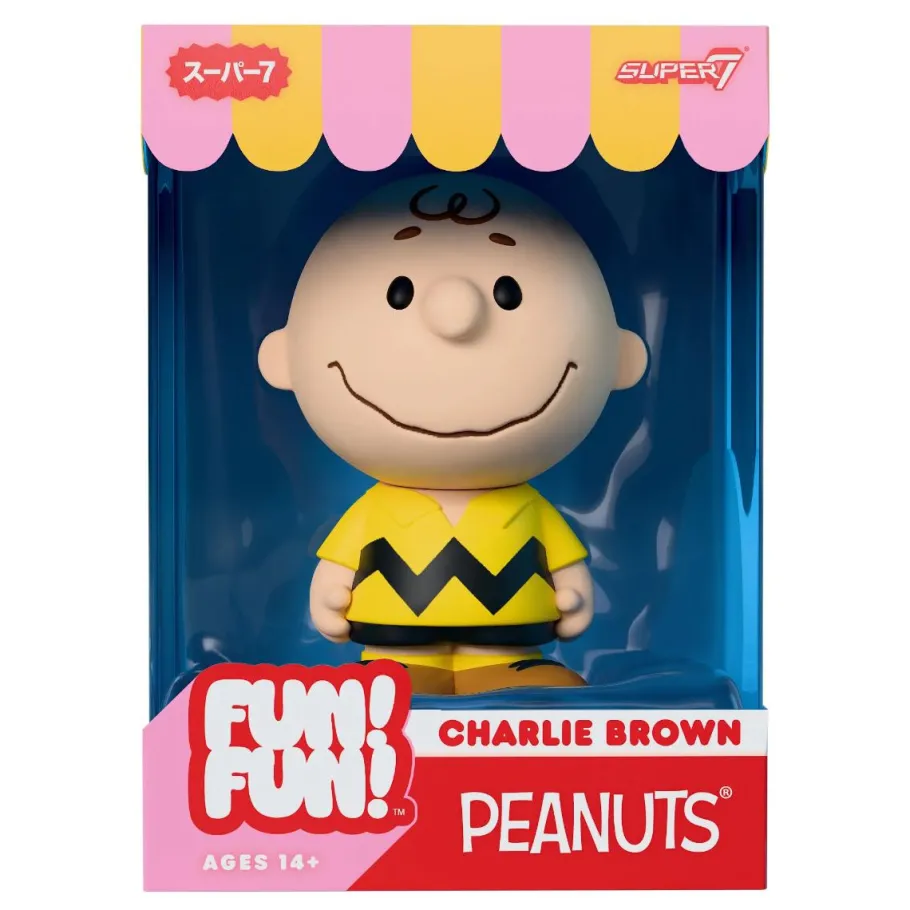 Designer Vinyl>Peanuts - Charlie Brown (Yellow Shirt) FUN! FUN! 5" Vinyl Figure (Wave 1)