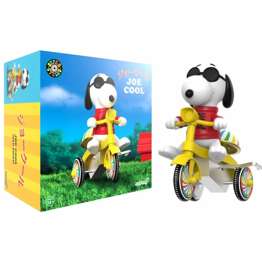 Designer Vinyl>Peanuts - Joe Cool (Red with Yellow Trike) Super Cycles 5" Vinyl Figure