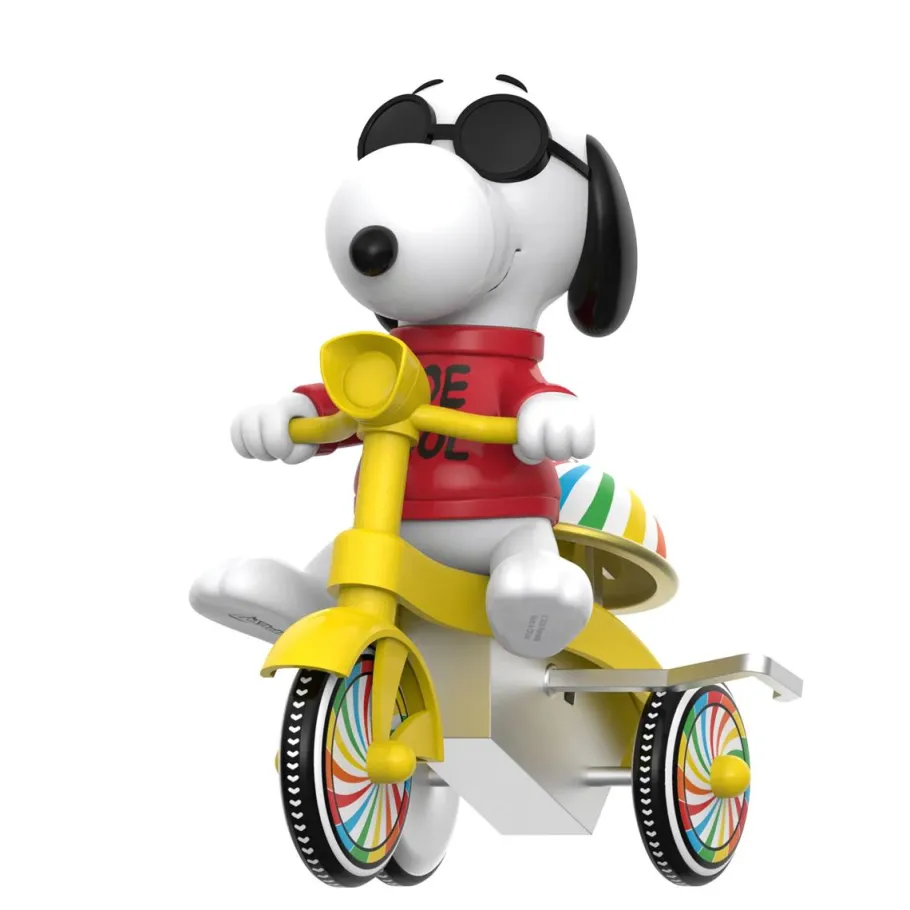 Designer Vinyl>Peanuts - Joe Cool (Red with Yellow Trike) Super Cycles 5" Vinyl Figure