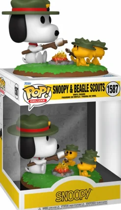 Pop! Deluxe>Peanuts - Snoopy & Beagle Scouts Deluxe Pop! Vinyl Figure