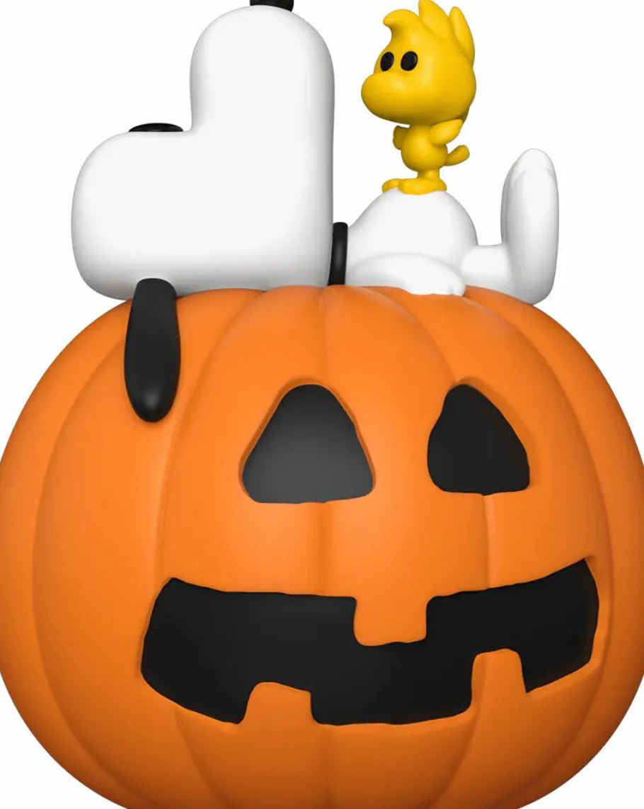 Pop! Deluxe>Peanuts - Snoopy & Woodstock with Pumpkin (It's the Great Pumpkin, Charlie Brown) Deluxe Pop! Vinyl Figure