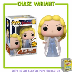 Pop! Chases, Vault, Limited Editions, Ppp Items>Pinocchio - Blue Fairy 80th Anniversary Pop! Vinyl Figure in Acrylic Pop! Protector (Chase Variant)