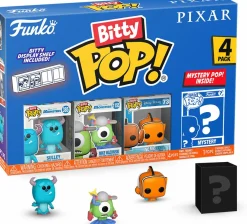 Blind Box>Pixar - Sulley, Mike Wazowski, Nemo & Mystery Bitty Pop! Vinyl Figure 4-Pack