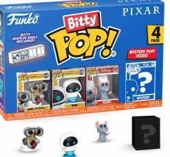Blind Box>Pixar - WALL-E with Fire Extinguisher, EVE, Remy & Mystery Bitty Pop! Vinyl Figure 4-Pack