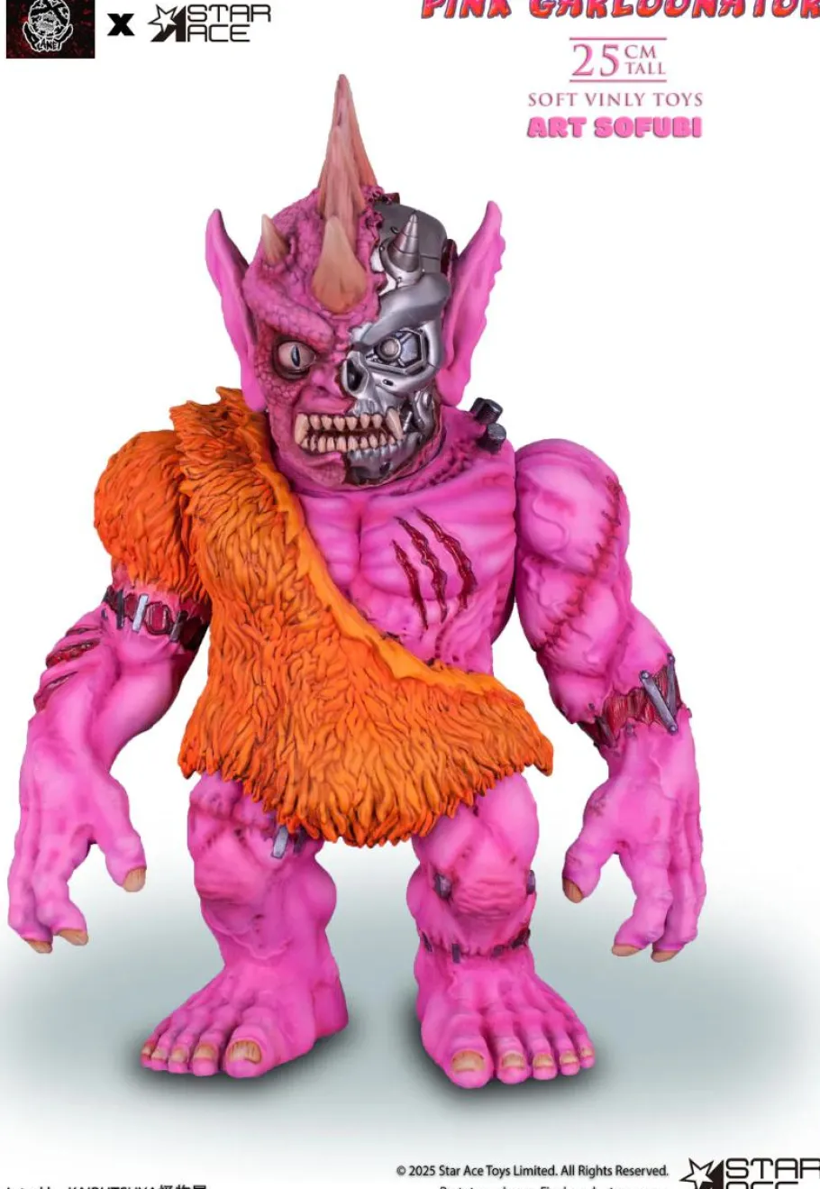 Designer Vinyl>Planet-X Asia - Pink Garloonator Art Sofubi 10" Soft Vinyl Figure