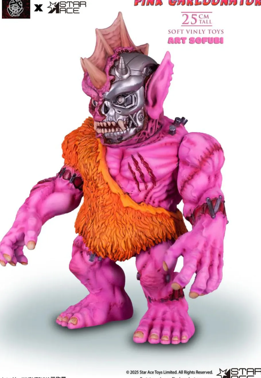 Designer Vinyl>Planet-X Asia - Pink Garloonator Art Sofubi 10" Soft Vinyl Figure