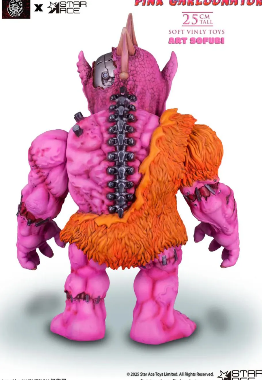 Designer Vinyl>Planet-X Asia - Pink Garloonator Art Sofubi 10" Soft Vinyl Figure