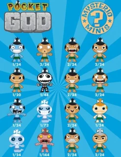 Blind Box>Pocket God - Mysterio Minis Blind Box (Single Unit)