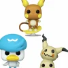 Pop! Bundles>Pokemon - Alolan Raichu, Mimikyu & Quaxly Pop! Vinyl Bundle (Set of 3)