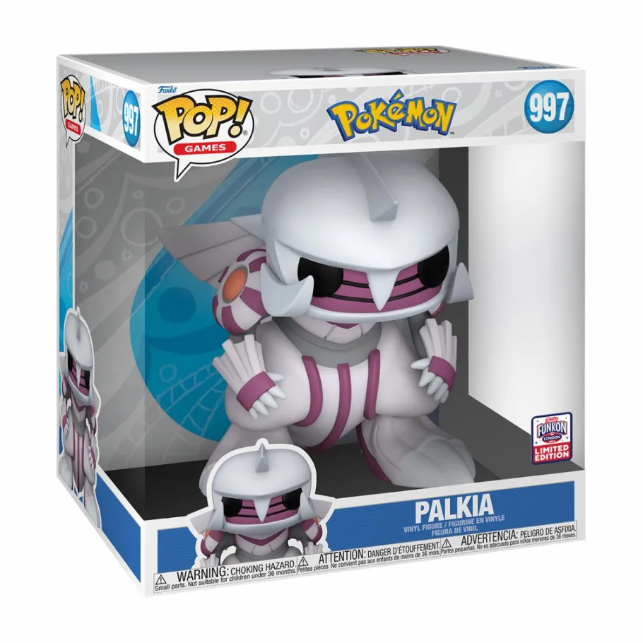 Funko Convention Exclusives>Pokemon - Palkia Jumbo Sized 10" Pop! Vinyl Figure (2024 Funkon London Convention Exclusive)