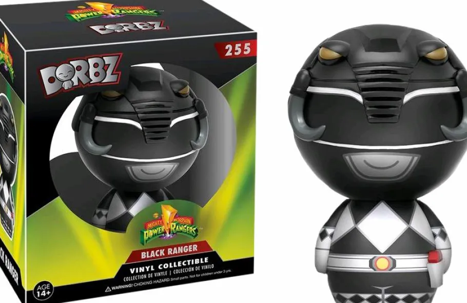 Designer Vinyl>Power Rangers - Black Ranger Dorbz Vinyl Figure