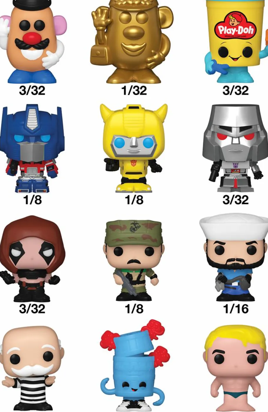 Blind Box>Retro Toys - Bitty Pop! Blind Bag Vinyl Figure (Display of 32)