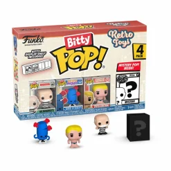 Blind Box>Retro Toys - Mr. Monopoly, Barrel of Monkeys, Stretch Armstrong & Mystery Bitty Pop! Vinyl Figure 4-Pack
