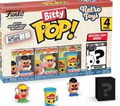 Blind Box>Retro Toys - Mr. Potato Head, Mrs. Potato Head, Play-Doh Container & Mystery Bitty Pop! Vinyl Figure 4-Pack