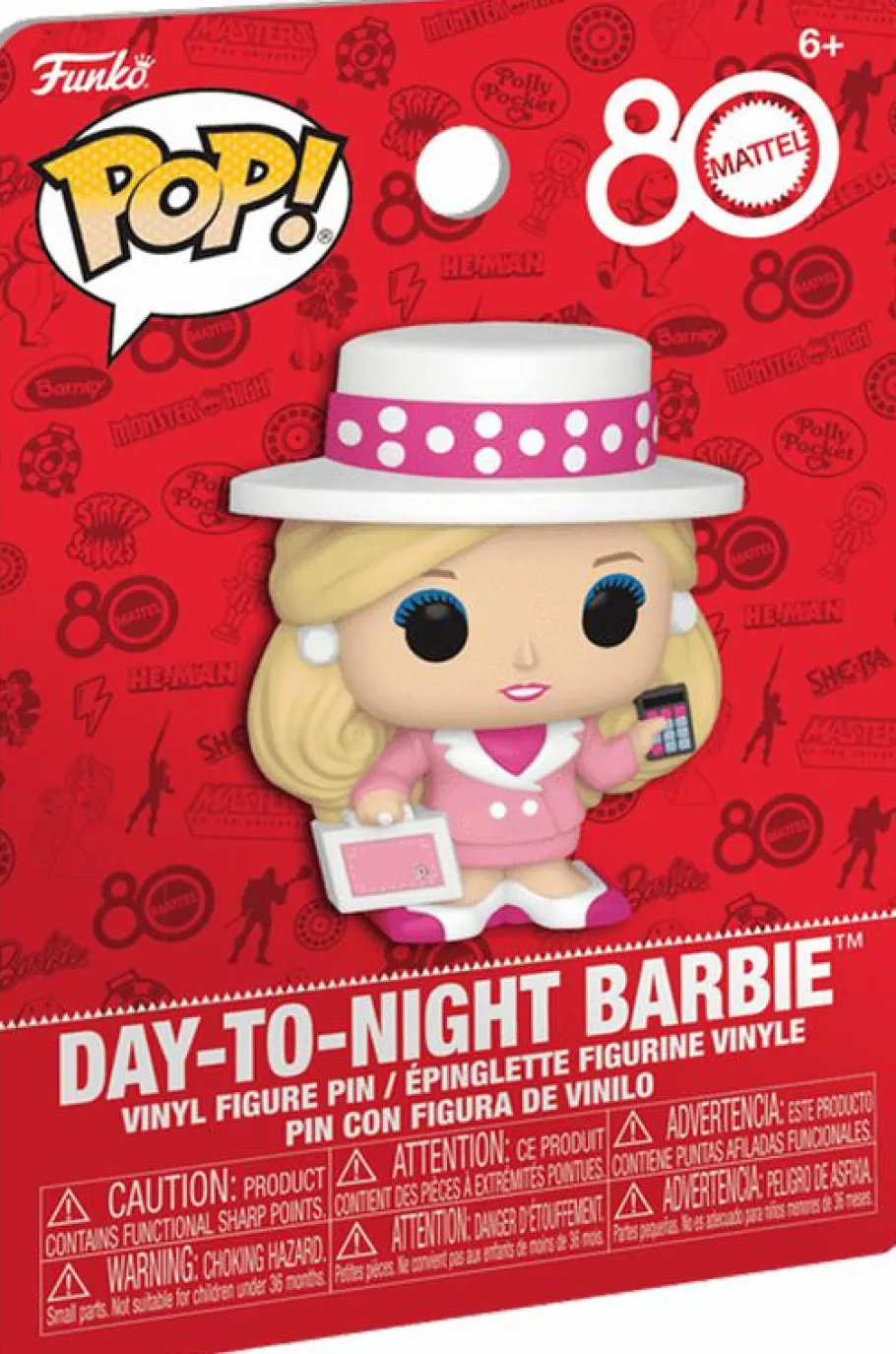 Blind Box>Retro Toys : Mattel - Pop! Pin Vinyl Figure (Single Unit)