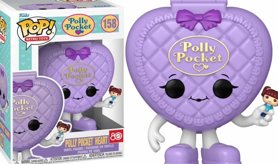 Standard Pop!>Retro Toys : Polly Pocket - Polly Pocket Heart Pop! Vinyl Figure