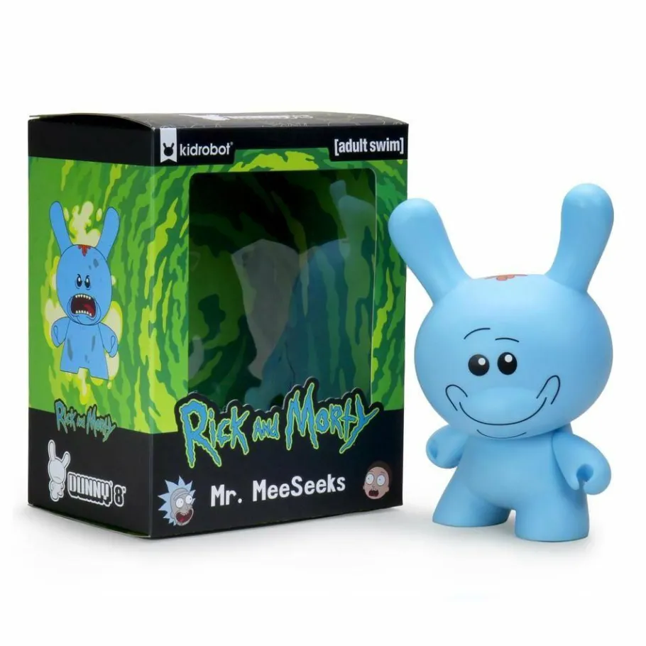 Dunny & Labbit>Rick and Morty - Mr Meeseeks Dunny 8" Vinyl Figure