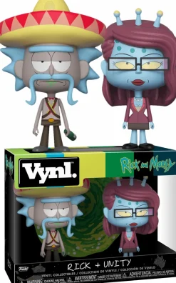 Designer Vinyl>Rick and Morty - Rick with Sombrero and Unity Vynl. Vinyl Figure 2-Pack