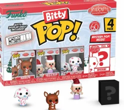 Blind Box>Rudolph the Red Nosed Reindeer Rudolph the Red-Nosed Reindeer (1964) - Charlie-in-the-Box, Rudolph, Misfit Elephant & Mystery 60th Anniversary Bitty Pop! Vinyl