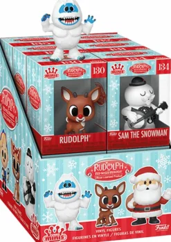Designer Vinyl>Rudolph the Red Nosed Reindeer Rudolph the Red-Nosed Reindeer - 3" Scale Mini Vinyl Figure (Display of 12)